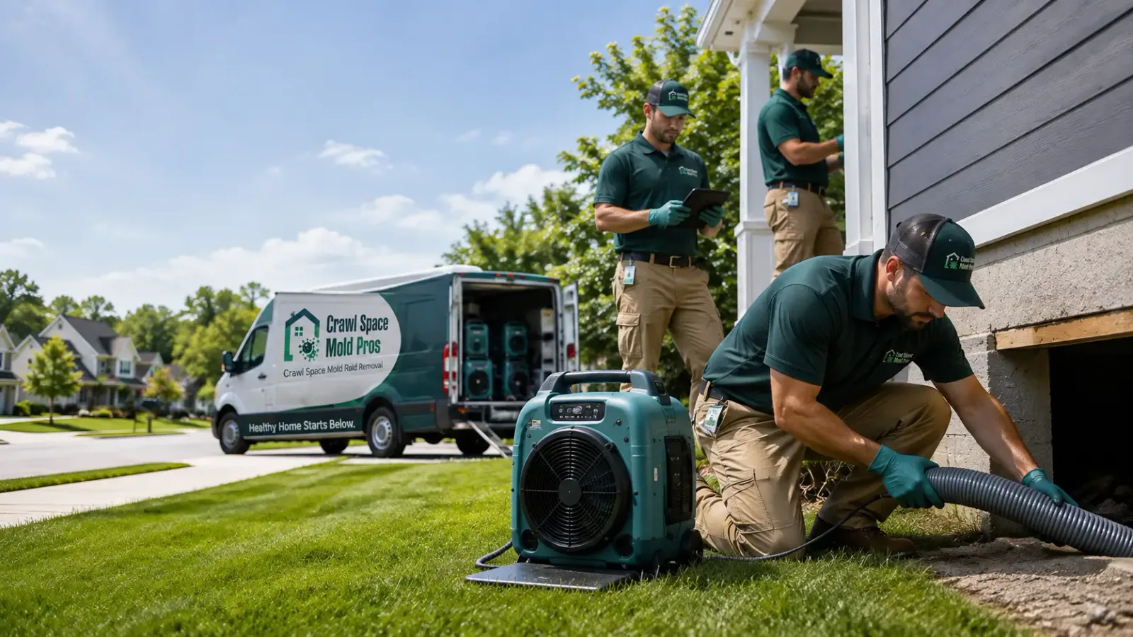 Crawl Space Mold Removal in Gordon, NE